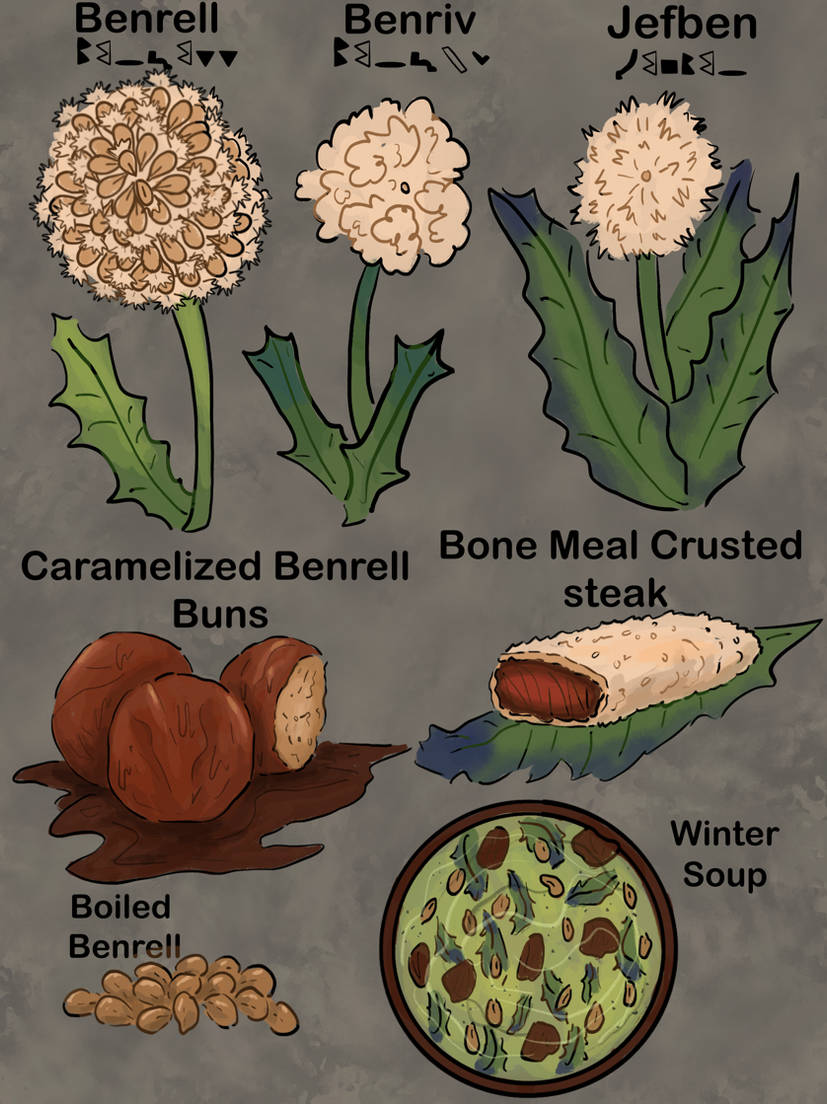 A handfull of Vernanen foods