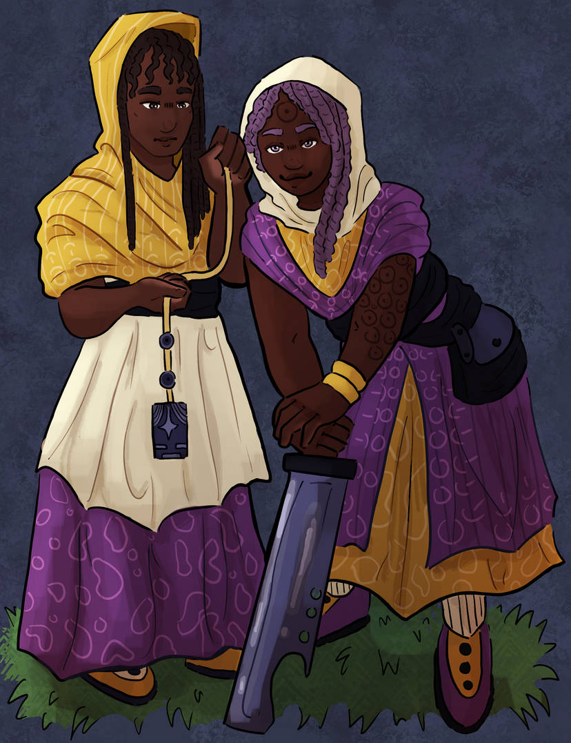 religious man and leader woman