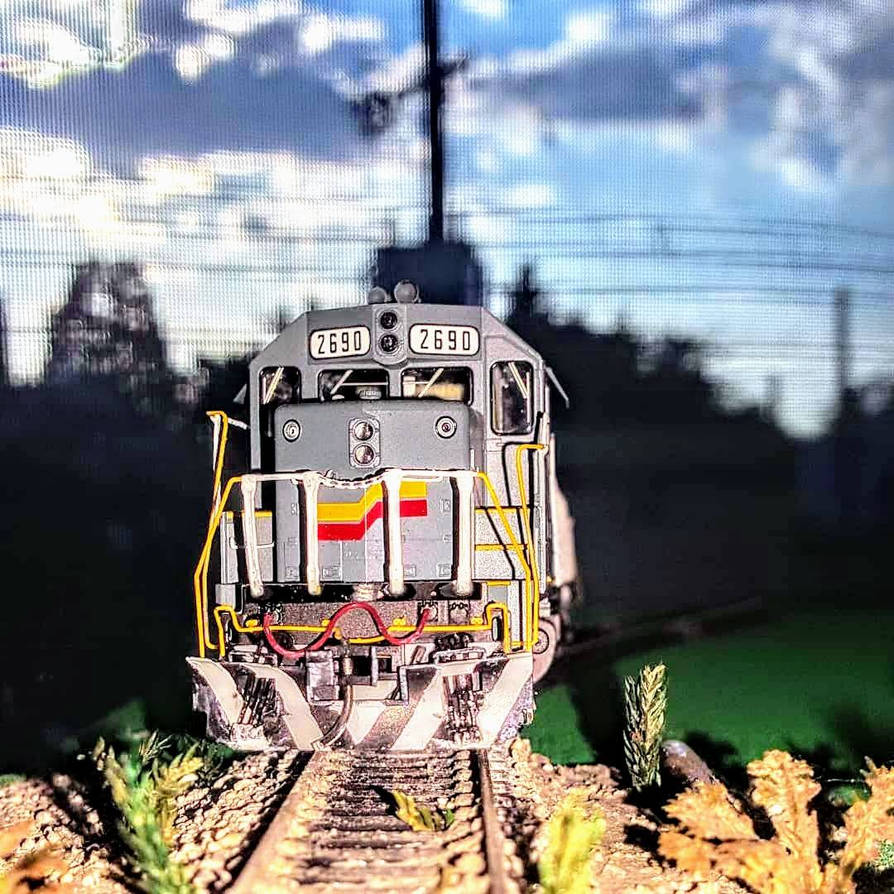 Gp38 Papercraft GP 38 SEABOARD by AldotrainsFXE4520 on DeviantArt