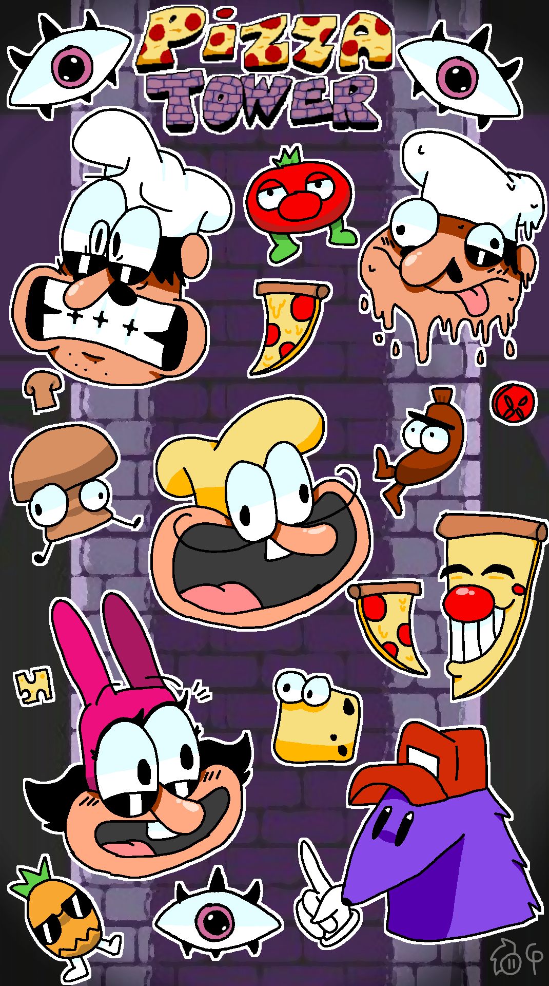 Pizza Tower Stuff by Tumfuleri on DeviantArt