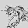 Last Unicorn Tattoo Design