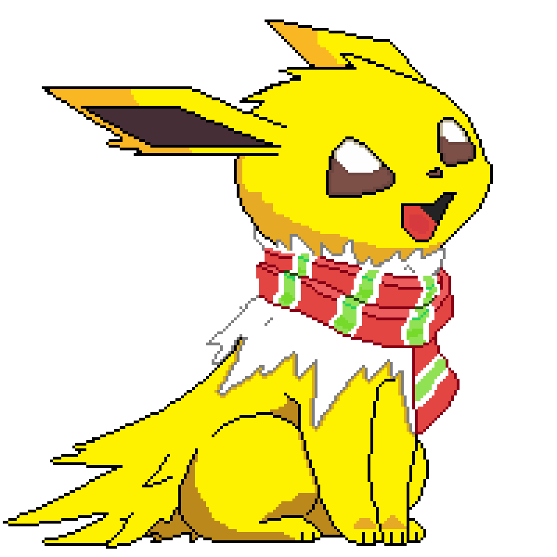 Jolteon Pixel Art by Omnisegaming on DeviantArt
