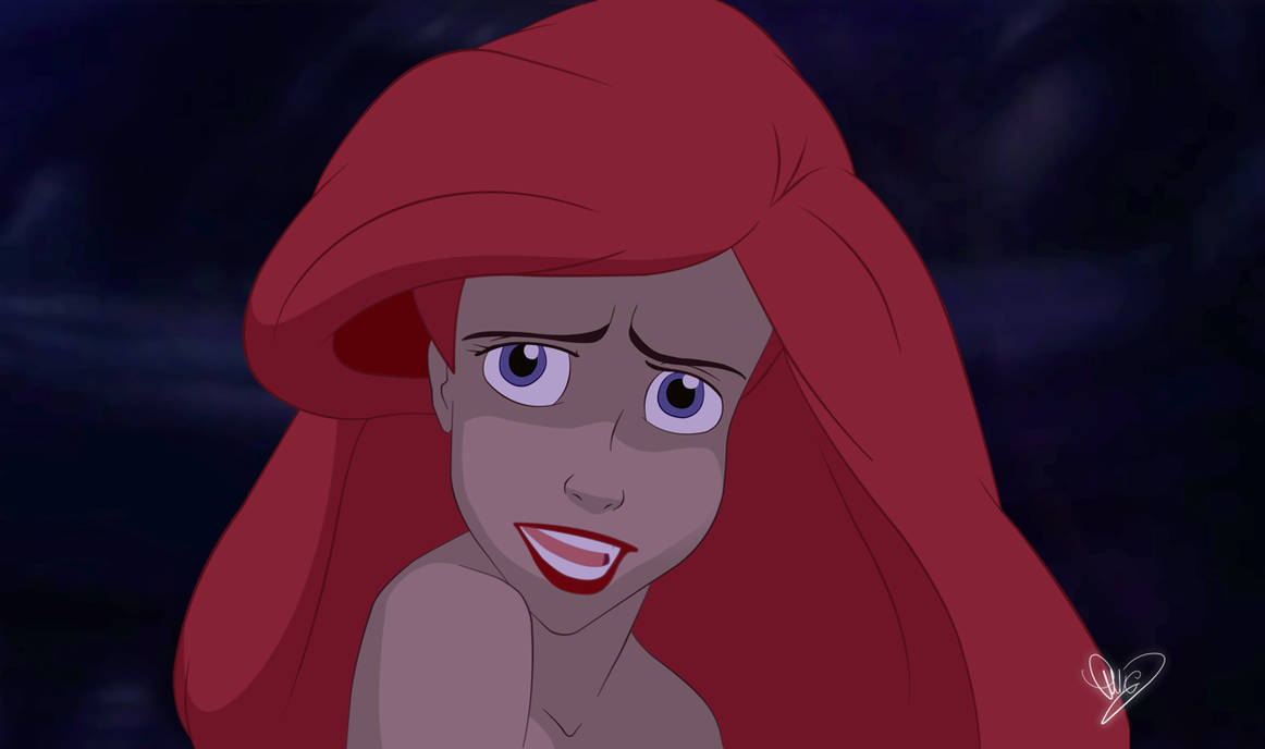 Digital Coloring of my Ariel's Sketch by deepessence82 on DeviantArt