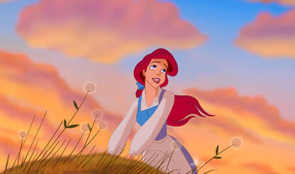 Ariel debuts as Belle Digital Coloring