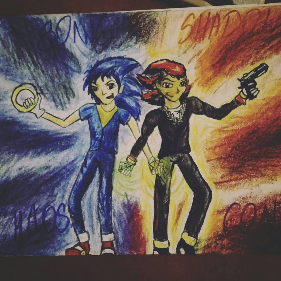 Sonic and Shadow Human Version by gagajacksonfan on DeviantArt