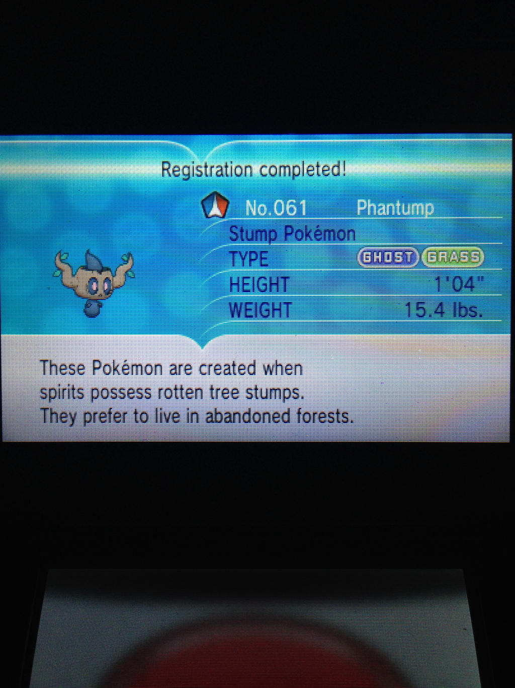 Phantump Pokédex
