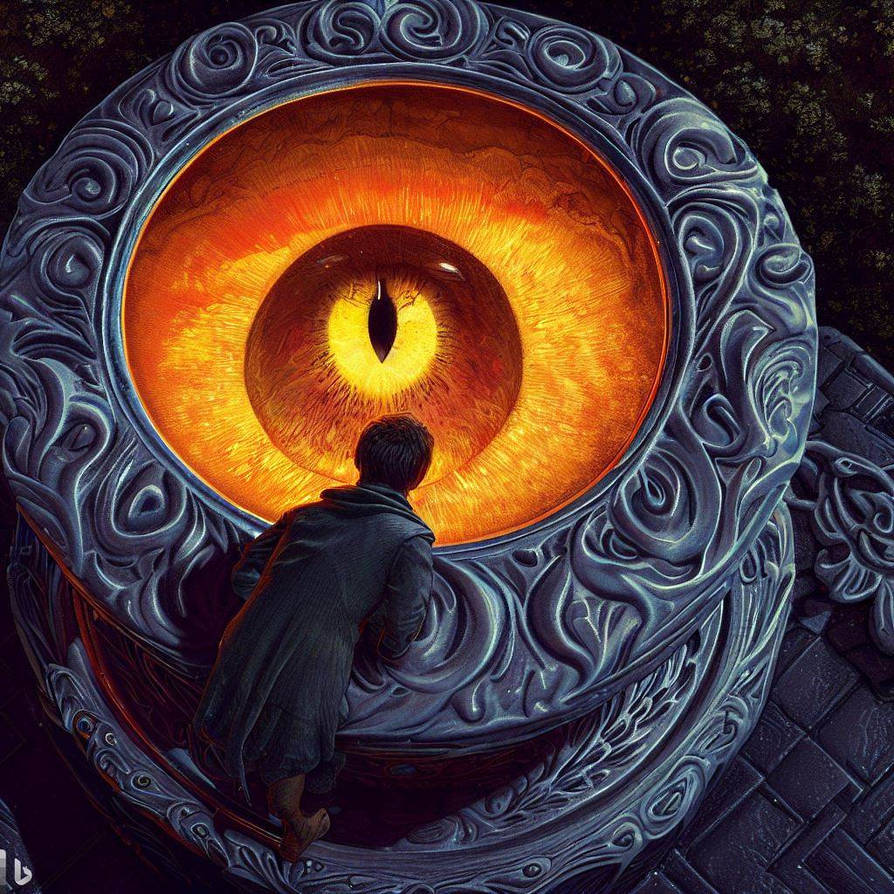 The Mirror of Galadriel - Frodo's Vision by StriderPan on DeviantArt