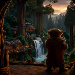 The Noble Ewok Rivendell-like city on Endor