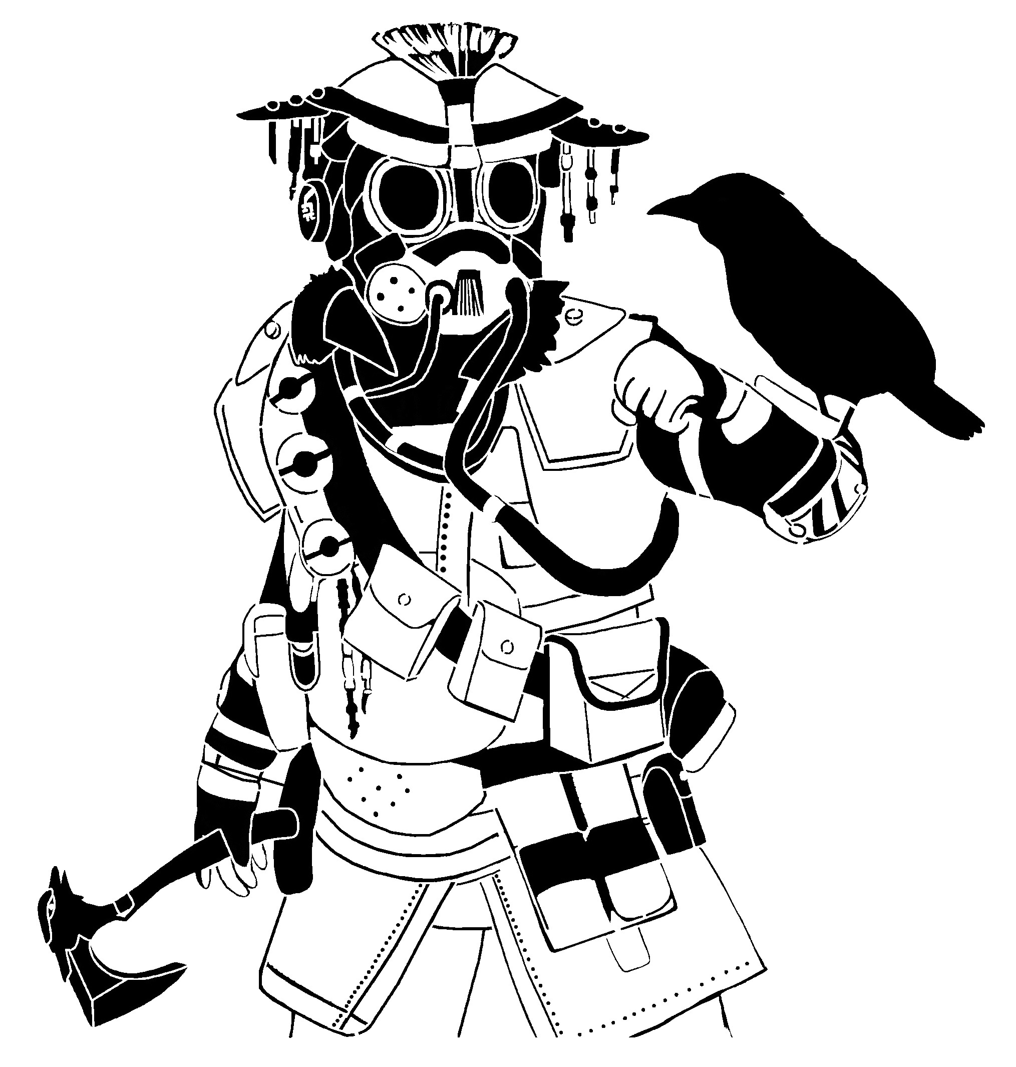 Apex Legends Bloodhound Stencil By LongQuang On DeviantArt apex-legends-bloodhound-stencil-by-longquang-on-deviantart