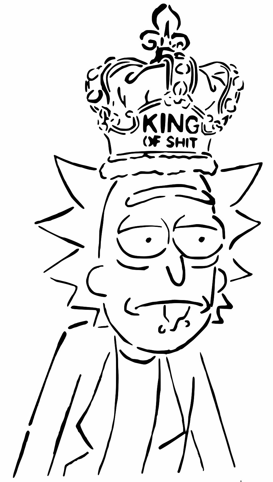 Rick Sanchez stencil by LongQuang on DeviantArt rick-sanchez-stencil-by-longquang-on-deviantart