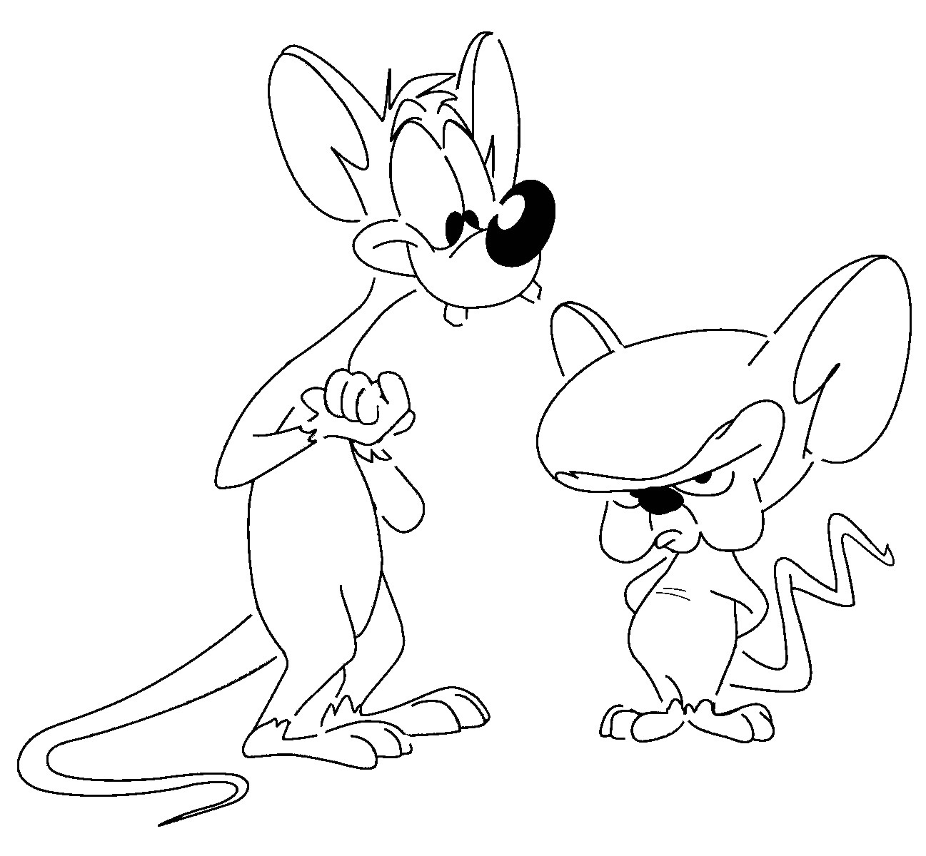 Pinky And The Brain Coloring Pages Pinky and the brain coloring pages