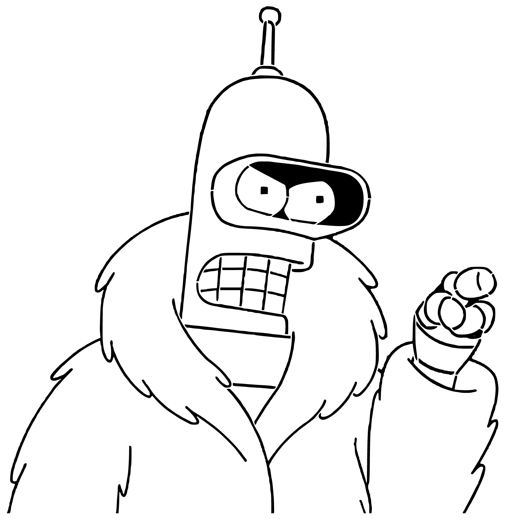Bender Stencil By LongQuang On DeviantArt