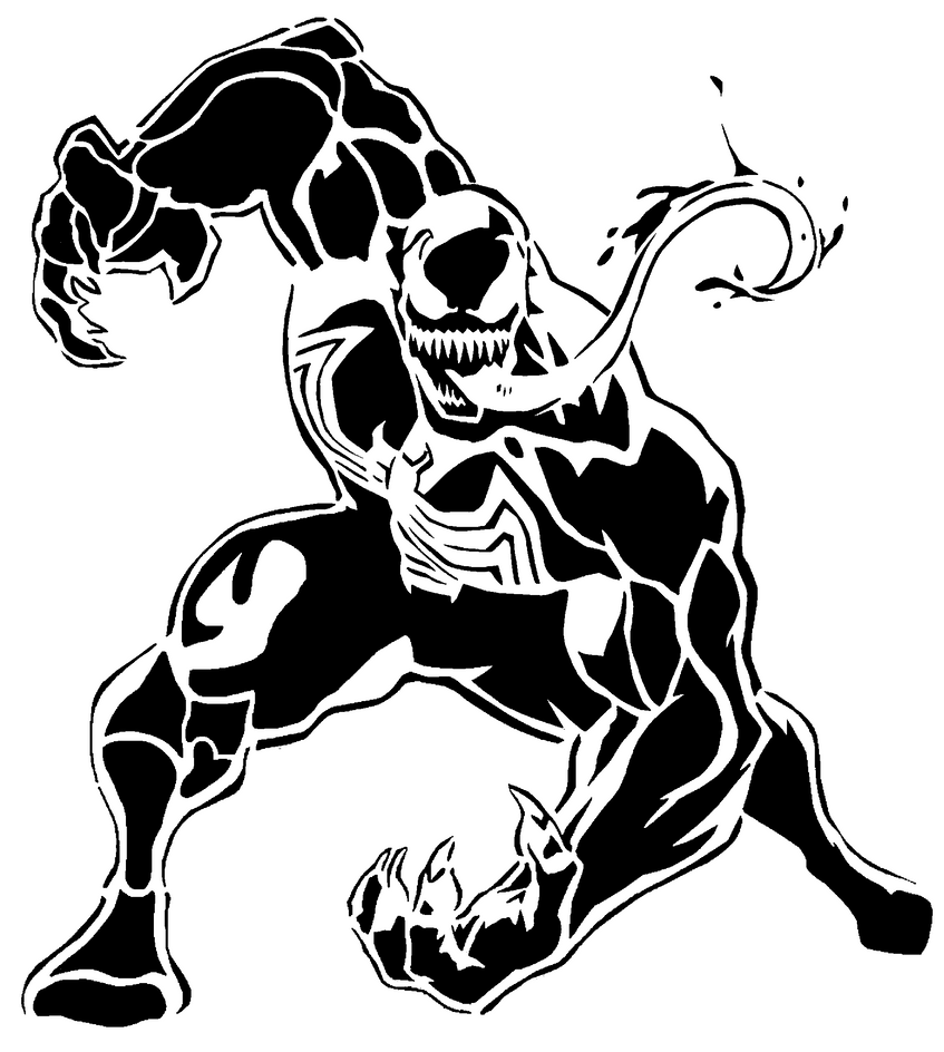 Venom stencil by LongQuang on DeviantArt