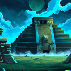 Ancient mayan temple...