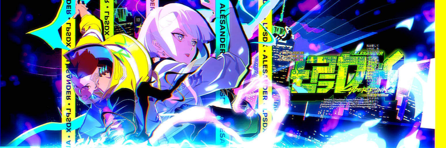 CYBERPUNK EDGERUNNERS HEADER by iAlesander on DeviantArt