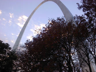 St Louis Gateway Arch Sunset 3