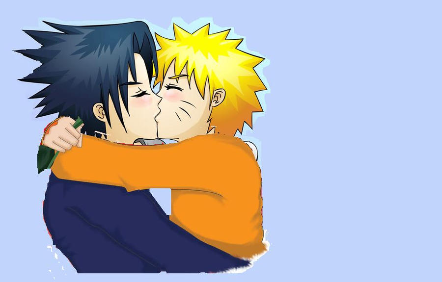 Sasuke and Naruto so in love