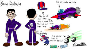 (Scoob! X Radiacal Racer) Bruno Dastardly