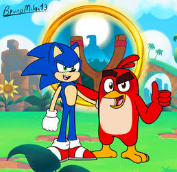 (AB x Sonic) Red and Sonic Duo Photo!