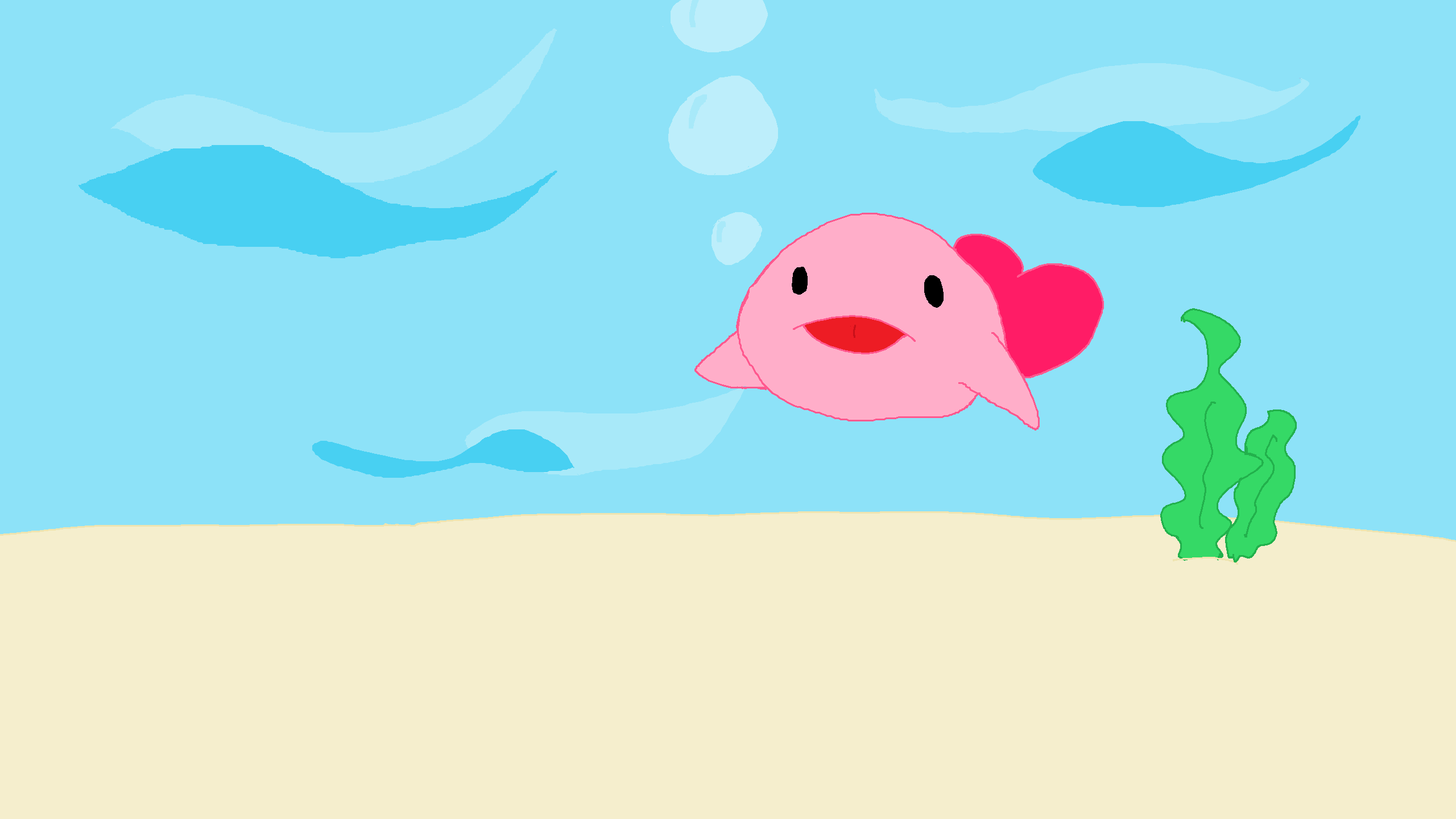 Blobfish In the Sea (Doodle)