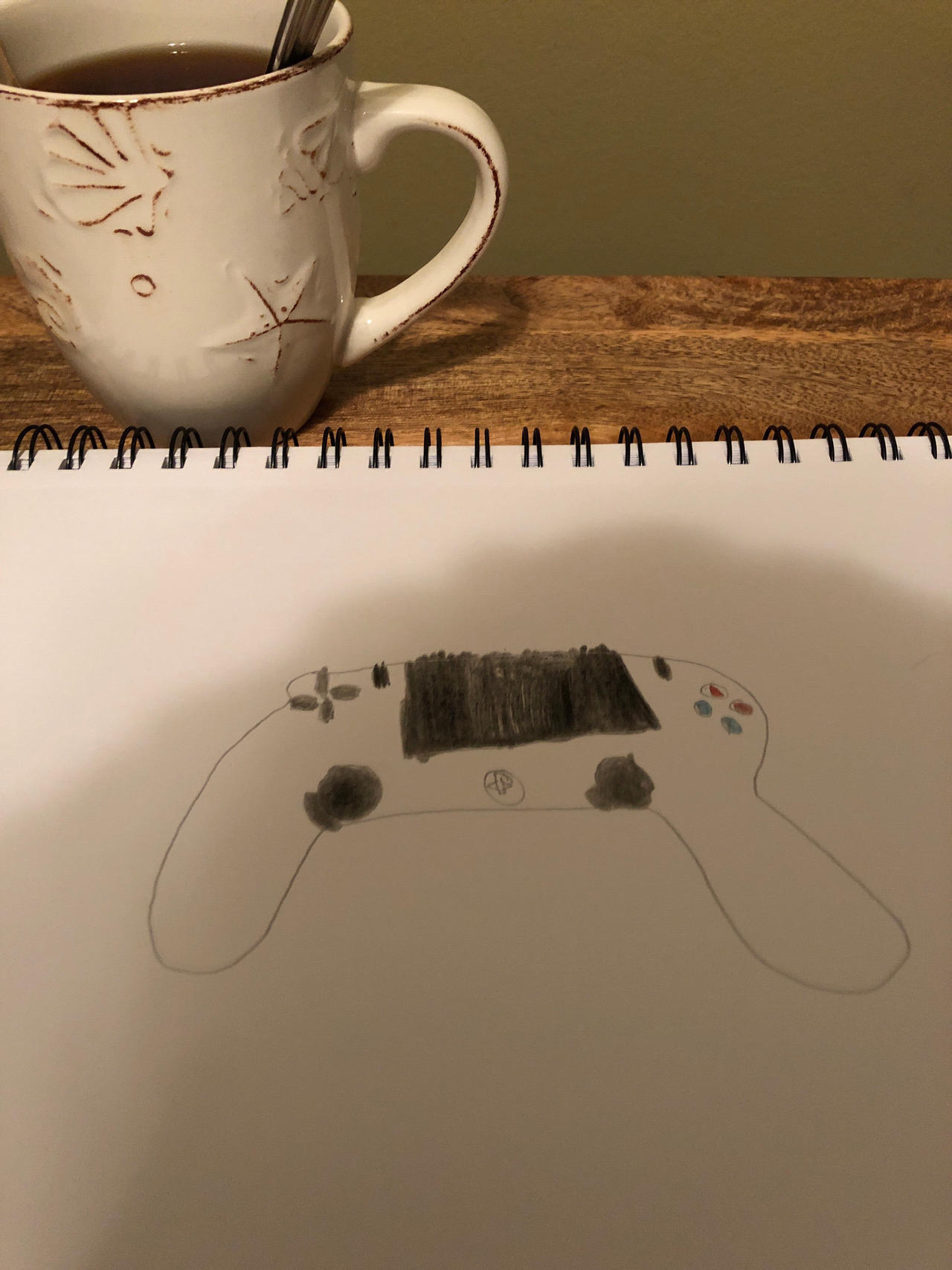 Ps4 Controller Drawing By Andrewafh On Deviantart