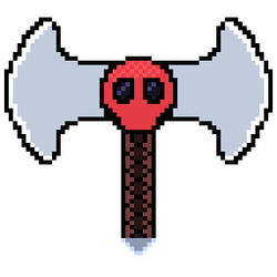 Demon head ax concept