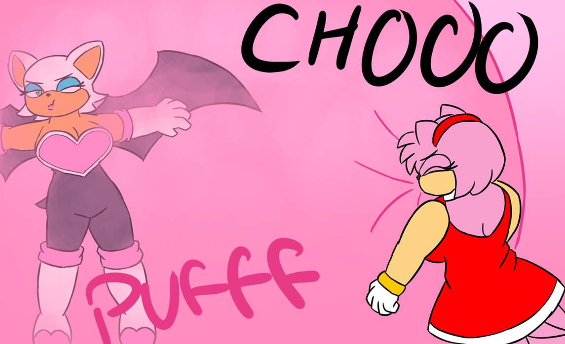 Amy and Rogue Gum Sneeze 3/4 by HadesInk003 on DeviantArt