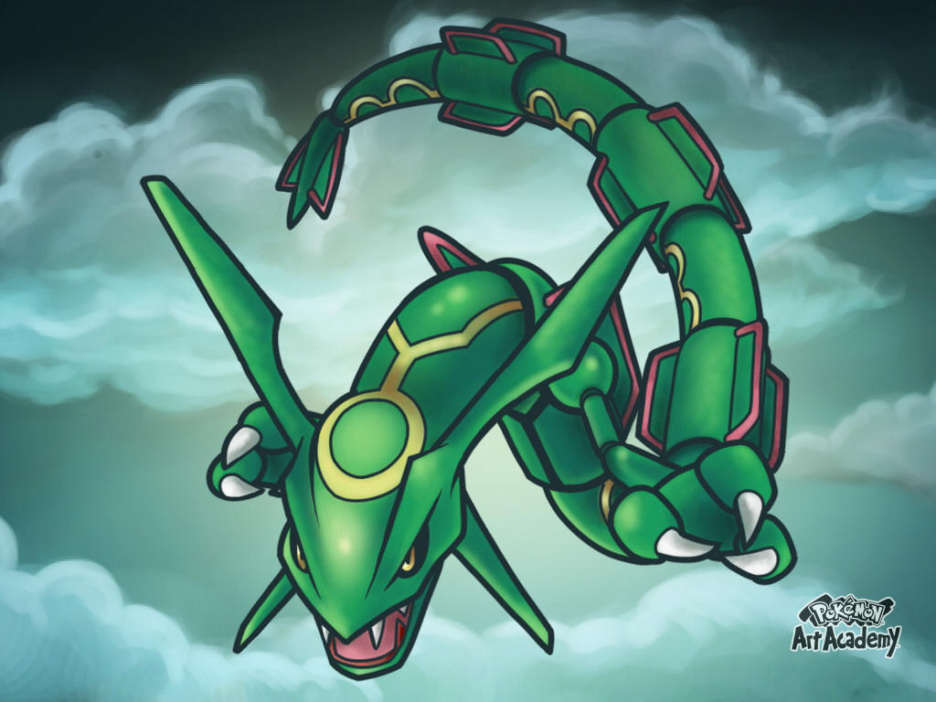 Ray Fakemon Rayquaza / Pokemon Art Academy by Prince-Stephen on DeviantArt