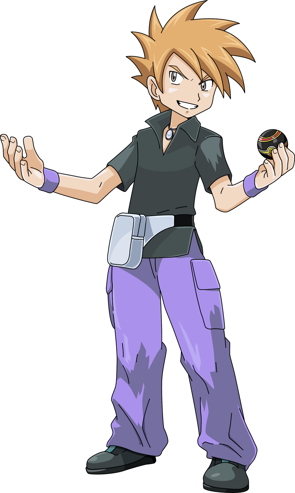Pokemon Rival Champion Blue by luigicuau10 on DeviantArt