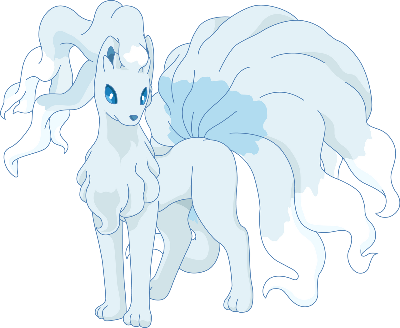 038 - Ninetales Alola Render by luigicuau10 on DeviantArt