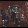 Horror Icons playing poker