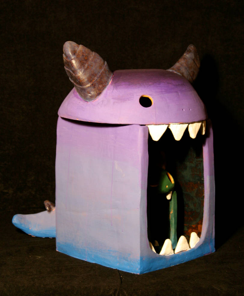 Rustic Monster Box Monster boxes view 2 by Sonia31311 on DeviantArt