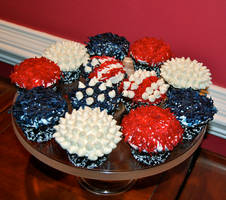 4th of July Cupcakes