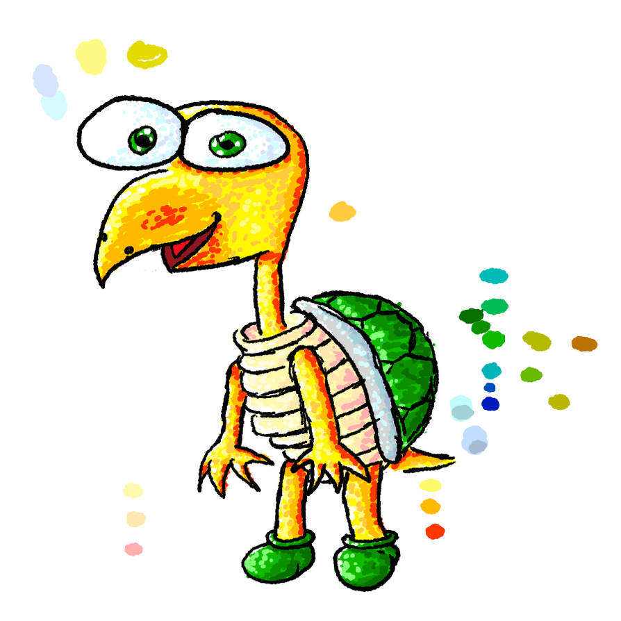 Koopa Color Koopa Troopa - Coloured Testdrawing by KingDominator on DeviantArt