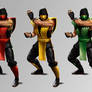 Male Ninjas MK1 3D