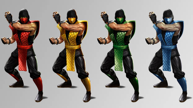 Male Ninjas MK1 3D