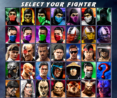 Cast Characters  Mortal kombat characters, Mortal kombat, Mortal