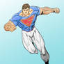 New Superman Flying Colors