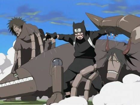 kankuro and his puppets