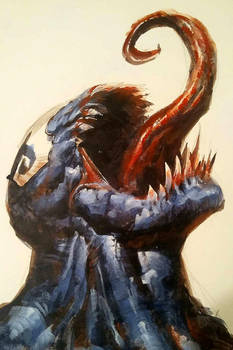 Venom - Acrylic painting