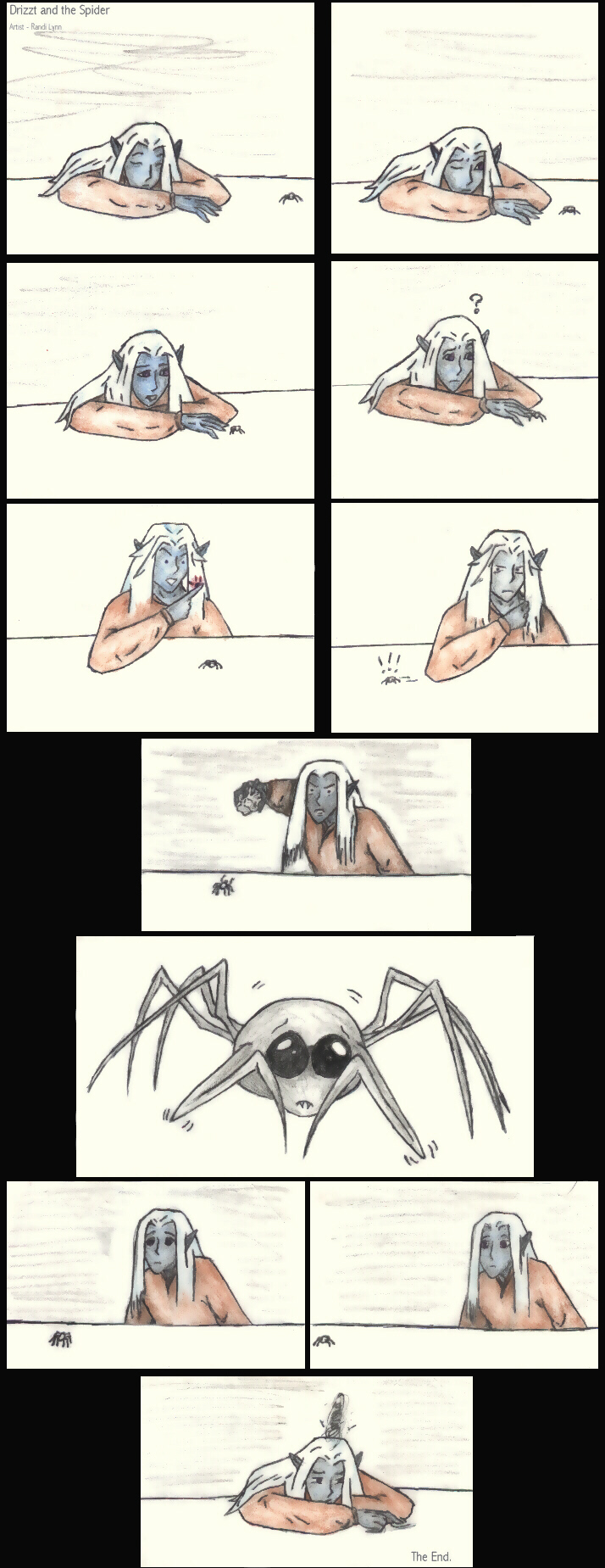 Drizzt and The Spider