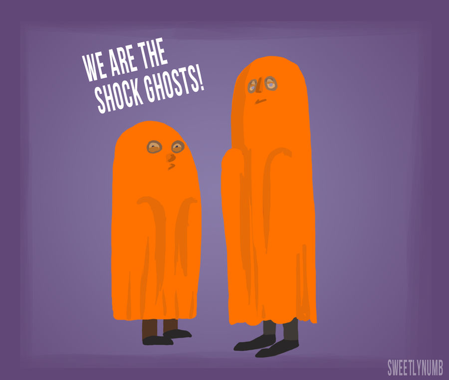 Ghost Shock Shock Ghosts by sweetlynumb63 on DeviantArt