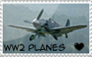 WW2 plane stamp