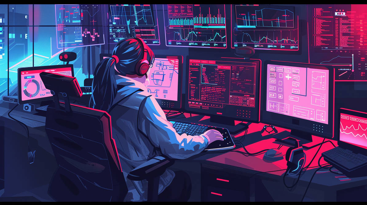 Hacker, Vector Style by stgbr on DeviantArt