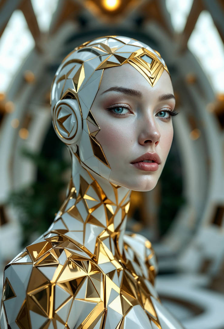 Limited Gold Android White and Gold Android by stgbr on DeviantArt