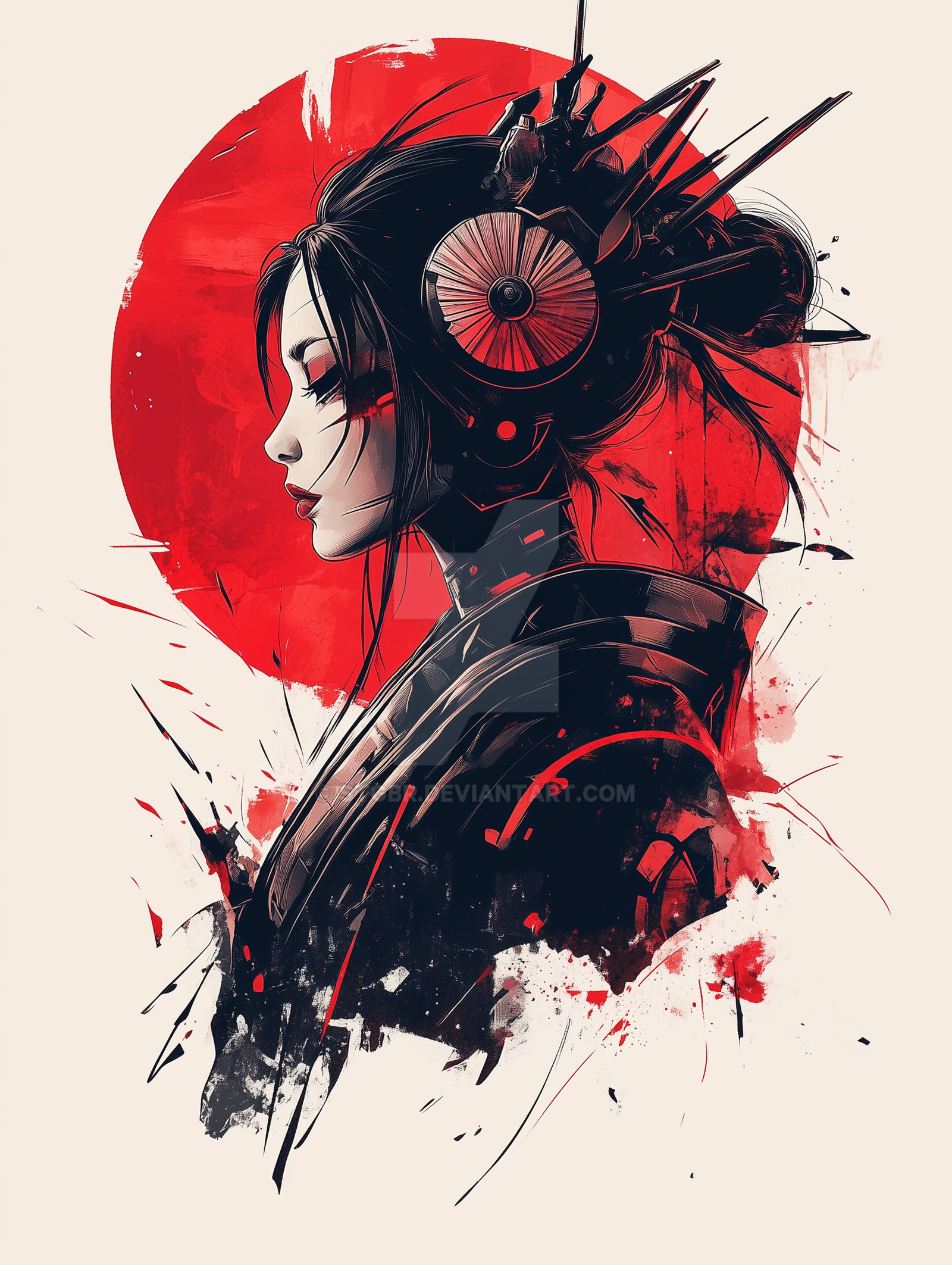 Abstract Samurai Samurai, abstract by stgbr on DeviantArt