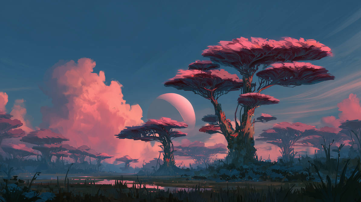 The Alien Trees, Concept Art by stgbr on DeviantArt