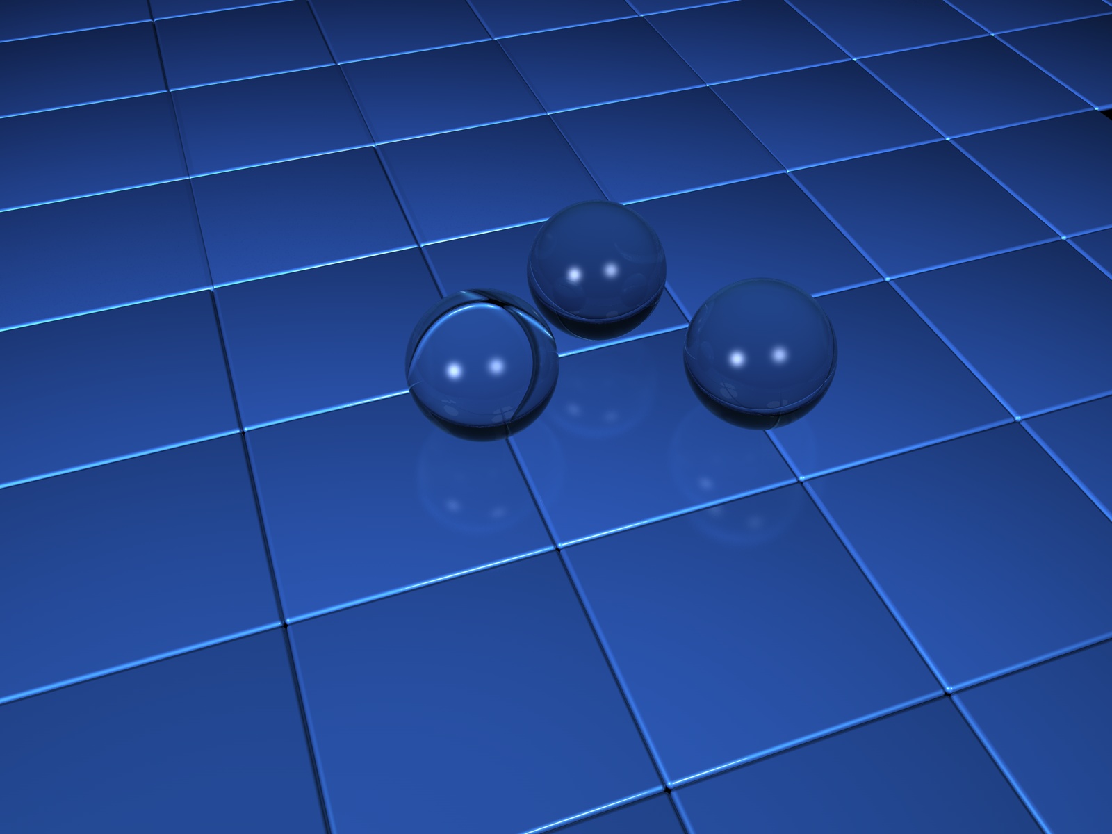 Tile and spheres_1