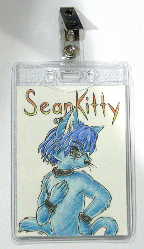 Sean Kitty Con Badge