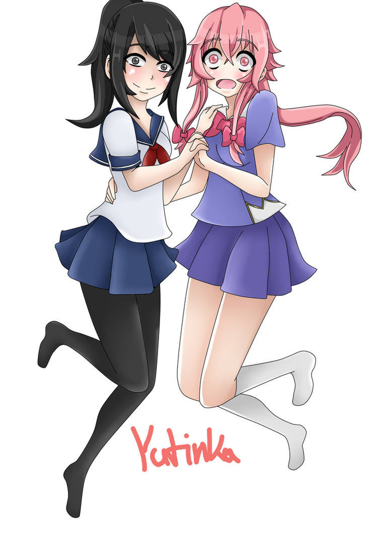 Yuno and Yandere-chan by Yutinka on DeviantArt
